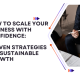 How to Scale Your Business with Confidence Scale Your Business with Confidence